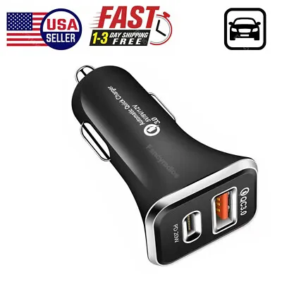 2 Port Fast Car Charger Adapter For IPhone 7/Samsung/Android Cell Phone • $3.99