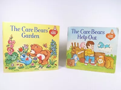 Vintage 1983 Care Bears Garden Care Bears Help Out Mini Book Lot • $7.99