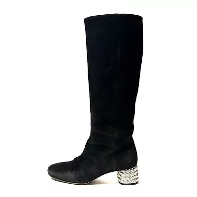 Auth Miumiu - Black Suede Women's Boots • $111