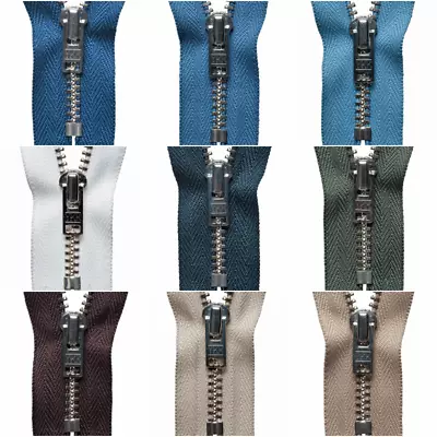 Metal Trouser Zips With Strong Metal Teeth By YKK -Autolock Slider - 6  7  8  9  • £2.99