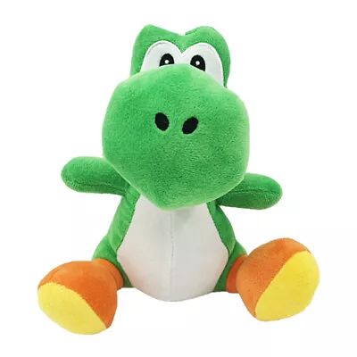 Super Mario Bros Green Running Yoshi Plush Toy Stuffed Doll Kids Birthday Gifts • $16.24