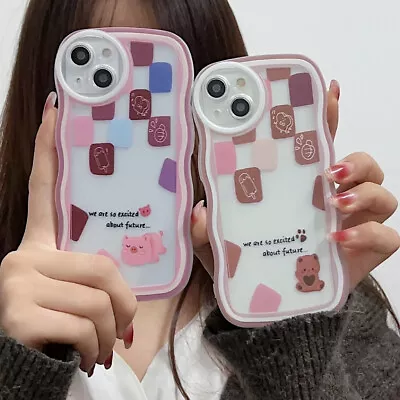 Case For IPhone Samsung Xiaomi OPPO Hot Wave Edge Phone Cute Cartoon Cover Soft • $4.25