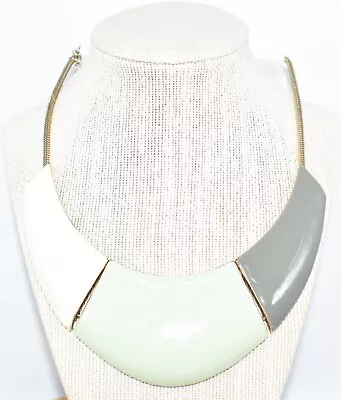 H&M Multi Color Enamel Gold Tone Collar Statement Necklace NWT! • $6.99