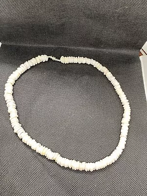 Vintage Hawaiian  Puka Shell Hippie  Boho Necklace 18” Inches • $24.99