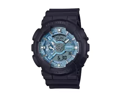 Casio G-Shock Analog Digital GA-110 Series Ice Blue Dial Men's Watch GA110CD-1A2 • $129.94