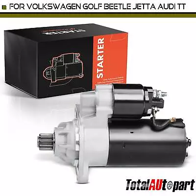 $76.99 • Buy Starter Motor For Audi TT Quattro Volkswagen Beetle Jetta R32 2.0 KW 12V CCW 10T
