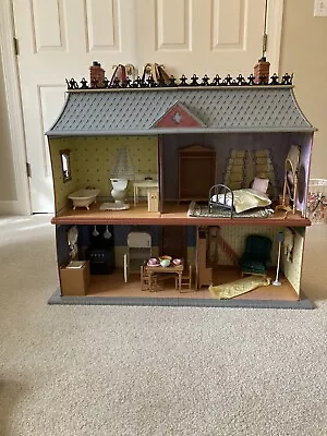 VTG Eden Madeline Old House In Paris Doll House W/ Lots Of Extras! See Pictures! • $249