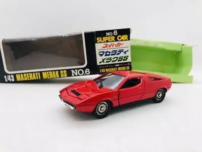 1/43 SAKURA Super Car Maserati Merak SS Red Rare • $77