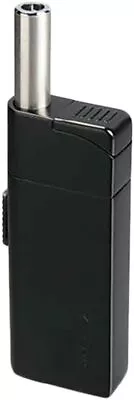 Vector Optimus Soft Flame Pocket Pipe Lighter With Extension - Black Matte- 8279 • $32.95