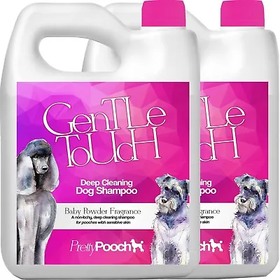£18.95 • Buy Dog Puppy Shampoo Conditioner Baby Powder Fresh Itchy Dry Skin 4L Pretty Pooch