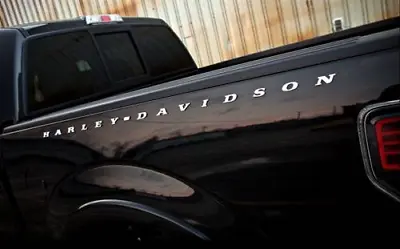 $69.99 • Buy PAIR CHROME Truck Bed Side Letter Emblem Fits Ford F150 Harley Davidson Edition 