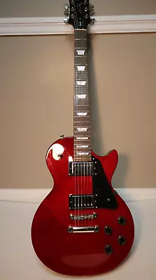 Epiphone Les Paul Studio Solid Body Electric Guitar Wine Red Finish Neck Repair • $220