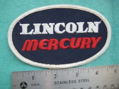 Vintage Ford Lincoln Mercury Dealer Service Parts Uniform Hat Patch • $8