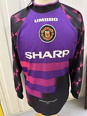 BNWT Manchester United 1996/97 Football Shirt Vintage Original Rare Jersey • £399.99