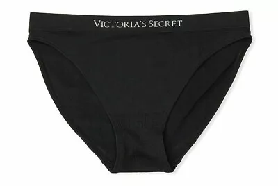 Victoria's Secret Sexy Bikini Seamless Stretch Classic Black XS S M L XL XXL NWT • $10.99