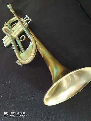  STC Raw Brass 5'3/8 Big Bell Trumpet W/Flip-Key Leadpipes  Heavy D2H MP • $585