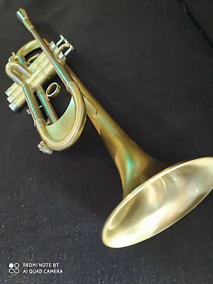 STC C Trumpet  W/ Bb Raw Brass 5'3/8 Big Bell Trumpet  D2H Heavy MP • $485