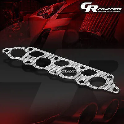 Header Exhaust Flange Preforated Aluminum Gasket For 00-04 Focus Zetec Zx3/zx5 • $8.98