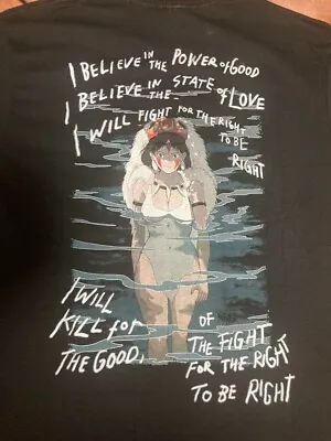 Princess Mononoke T-Shirt Size XL Used Anime Japan Vintage Good Design • $437.92