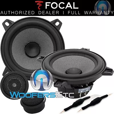 Focal Isn100 4  Car Audio 4 Ohm Polyglass Component Speakers Mids Tweeters New • $229.99