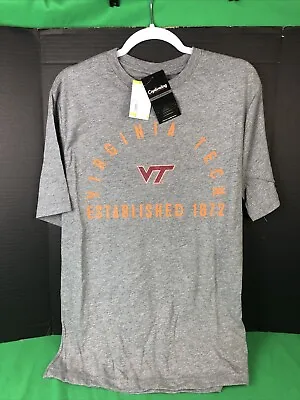 Captivating Men's Virginia Tech Short Sleeve Tee Size XXL Grey • $11.04