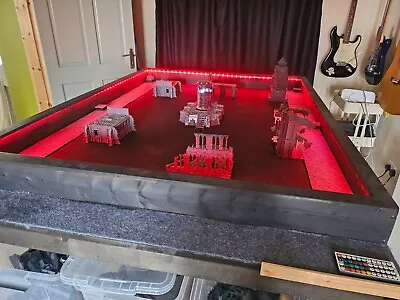 Full Size (46  X 60  Playing Area) LED-lit Warhammer 40k Gaming Table • £25