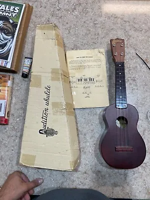 Audition Ukulele Made In Japan 60's Soprano Woolworth Label! Orig. Box! • $65