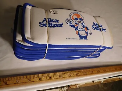 9 Vintage Advertising Speedy Alka-Seltzer Can Coolers Wraps W/hook Loop Closure • $135