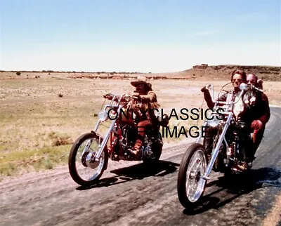 1969 Easy Rider Harley Davidson Motorcycle Chopper Cruising Desert Photo Fonda • $14.41