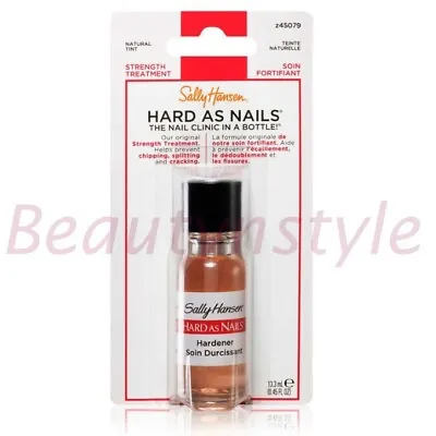 Sally Hansen Hard As Nails Hardener - Natural Tint - New Carded Packaging • £5.99