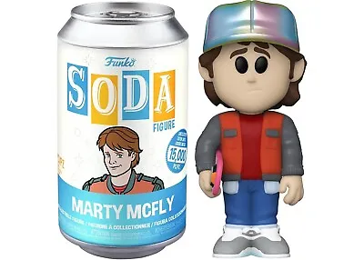 Funko MARTY MCFLY CHASE Soda Figure Holo Hat Back To The Future Sealed • $49.99