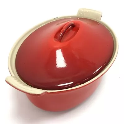 Le Creuset Casserole Dish 26 Volcanic Red Oval Cast Iron Enamel 30cm RMF02-SJT  • £17