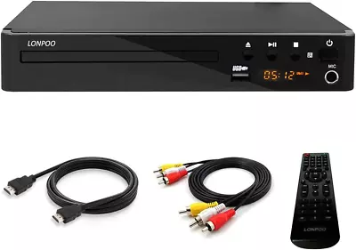 LP-099 Multi Region Code Zone Free PAL/NTSC HD DVD Player CD Player With HDMI AV • $39.29