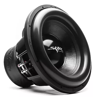 NEW SKAR AUDIO ZVX-15v2 D2 15  3000W MAX POWER DUAL 2 OHM SUBWOOFER • $365.49