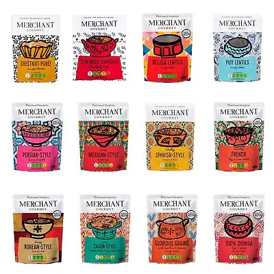 Merchant Gourmet Nut & Seeds With 12 Delicous Flavours - Pack Of 1 To 6 • £7.49