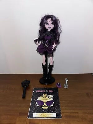 Monster High Doll Elissabat Frights Camera Action With Diary & Stand • $155