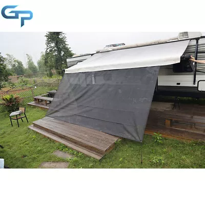 Blackout 90% UV RV Awning Sun Shade Privacy Screen Complete Kit Various Size • $48.73
