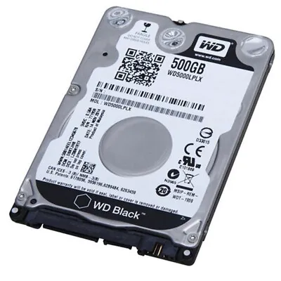 Western Digital 500GB WD5000LPLX 7200RPM 32MB SATA3 6Gb/s 2.5  Laptop Hard Drive • £14.39