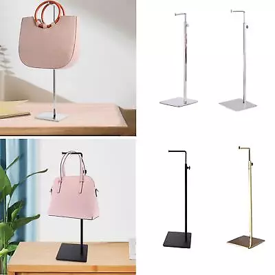 Handbag Display Rack Adjustable Purse Desktop Hanging Hook Tabletop Hanger • £12.13