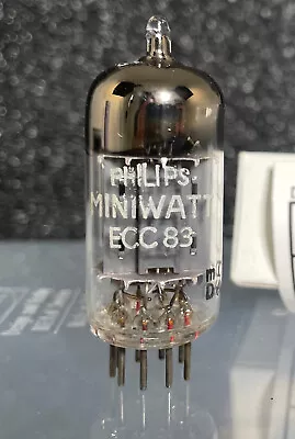 Philips / Miniwatt ECC83 / 12AX7 MC1 D6K #236 Dual Triode Tube Vintage Rare • $325