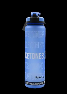 🔥Pruvit Keto OS NAT Ketones Blue Shaker Bottle NIB 32 Oz. Capacity • $21.95