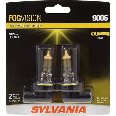 SYLVANIA 9006 Fog Vision High Performance Yellow Halogen Fog Lights 2 Bulbs • $39.75