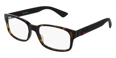 $299.95 • Buy NEW Authentic GUCCI Mens Havana Matte Black Rubber Eye Glasses Frame GG0012O 002