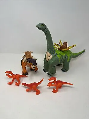 Mattel Fisher Price Imaginext Thunder Brontosaurus Dinosaur 2004 Playset Works • $29.99