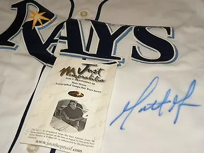 MATT MOORE Just Minors Mystery RAYS Jersey AUTOGRAPH AUGUST 24 2011 (10) GIANTS • $79.99