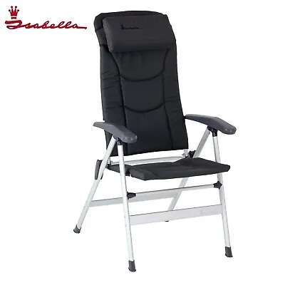 Isabella Thor Chair Dark Grey Folding Camping Caravan Motorhome - NEW 2024 MODEL • £119.95