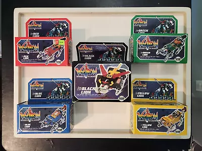 1984 Panosh Place Voltron Lions Set Of 5 - 100% Complete W/ Original Boxes • $794.99