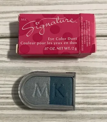 New In Box Mary Kay Signature Eye Color Shadow BLUE MOON DUET 604900 • $10.50