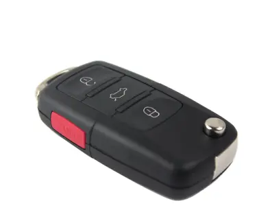 4 Buttons Panic Remote Flip Key Blade Shell For VW Golf Passat Polo Beetle Jetta • $3.98