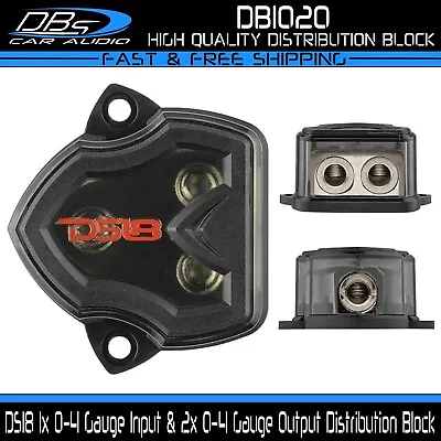 DS18 Power Ground Distribution Block 1x 0-4 Gauge Input & 2x 0-4 Gauge Output • $12.95